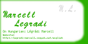 marcell legradi business card